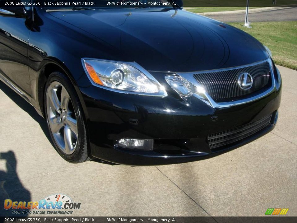 2008 Lexus GS 350 Black Sapphire Pearl / Black Photo #7