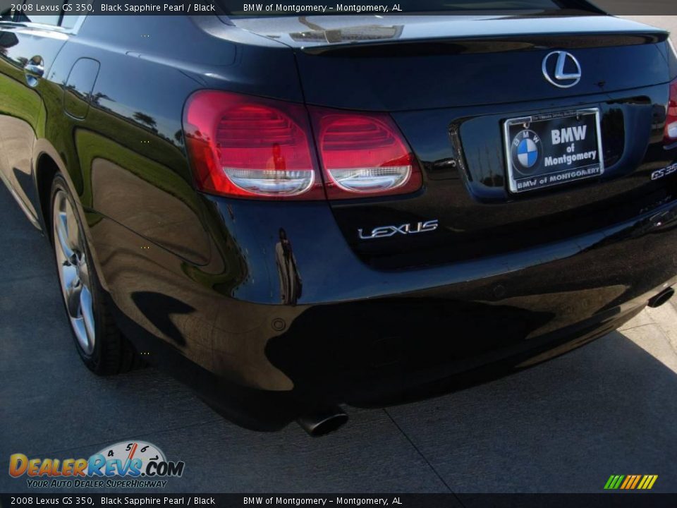 2008 Lexus GS 350 Black Sapphire Pearl / Black Photo #9