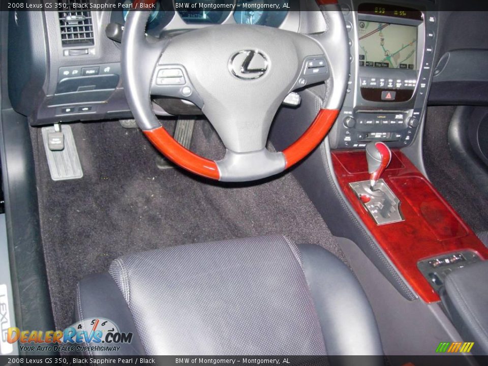 2008 Lexus GS 350 Black Sapphire Pearl / Black Photo #14