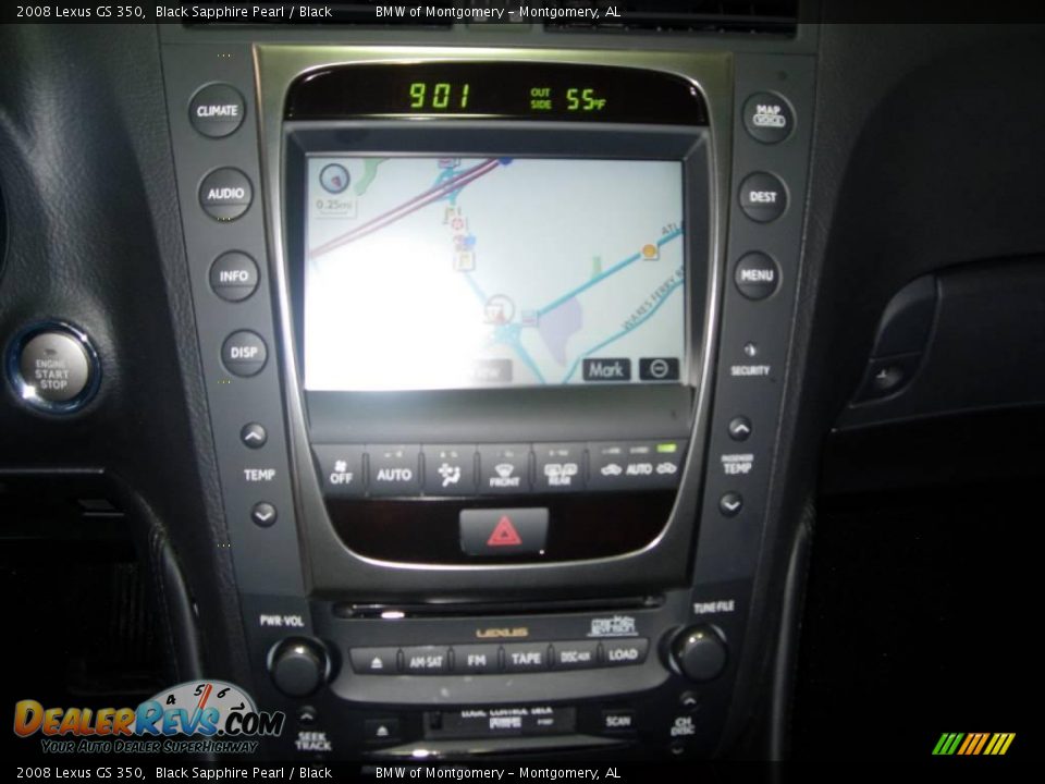 2008 Lexus GS 350 Black Sapphire Pearl / Black Photo #20