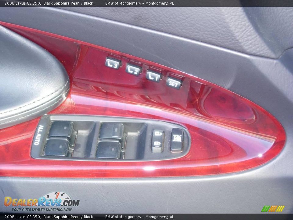 2008 Lexus GS 350 Black Sapphire Pearl / Black Photo #27