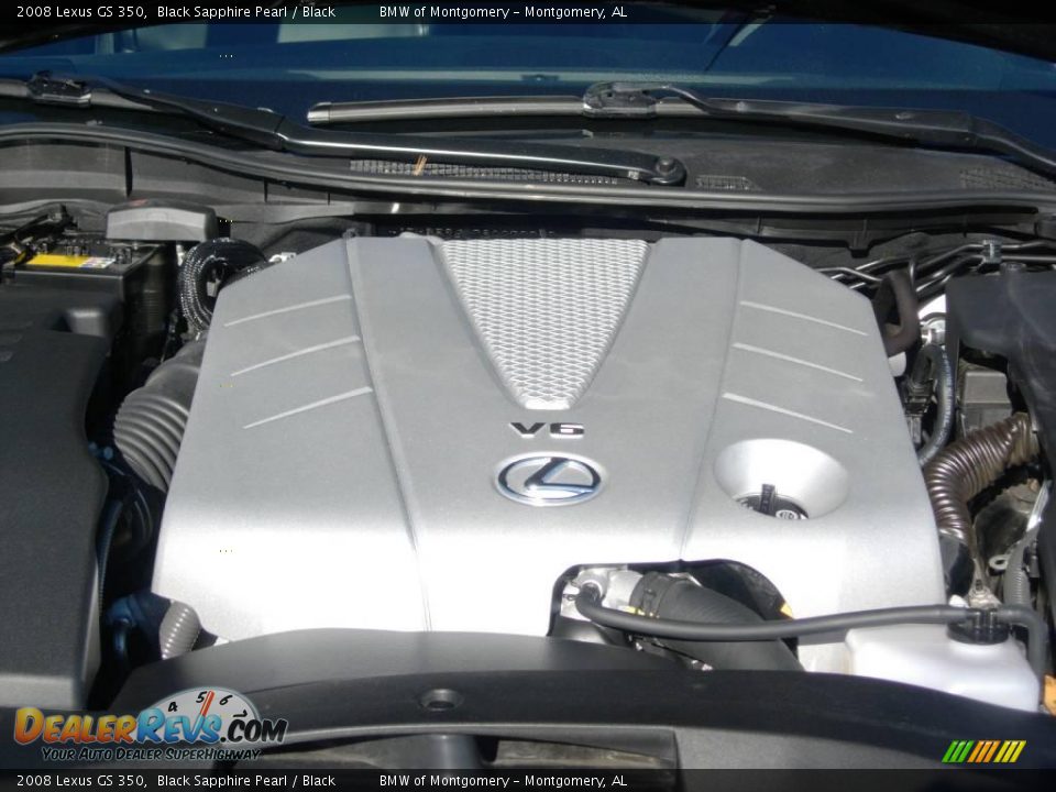 2008 Lexus GS 350 Black Sapphire Pearl / Black Photo #28