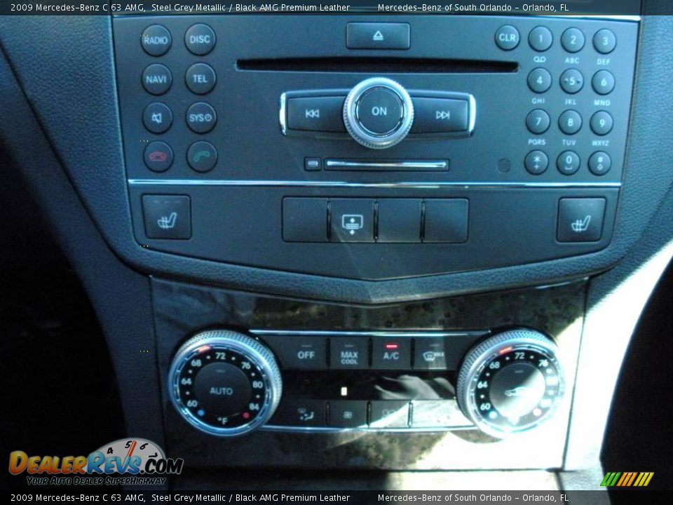 2009 Mercedes-Benz C 63 AMG Steel Grey Metallic / Black AMG Premium Leather Photo #24