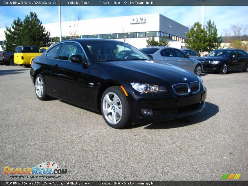 2010 BMW 3 Series 328i xDrive Coupe Jet Black / Black Photo #1
