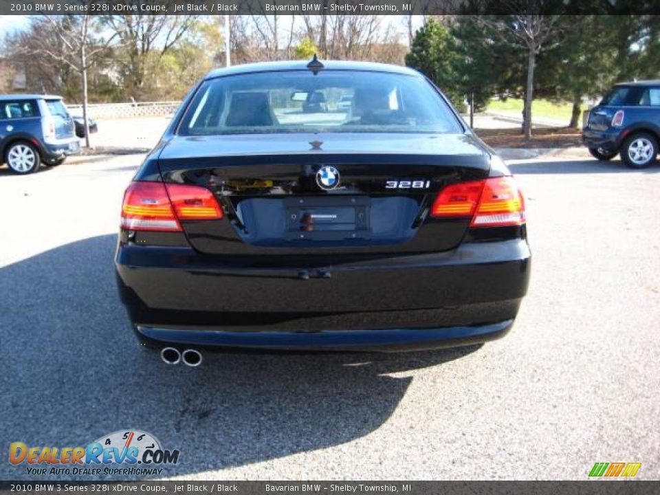 2010 BMW 3 Series 328i xDrive Coupe Jet Black / Black Photo #6