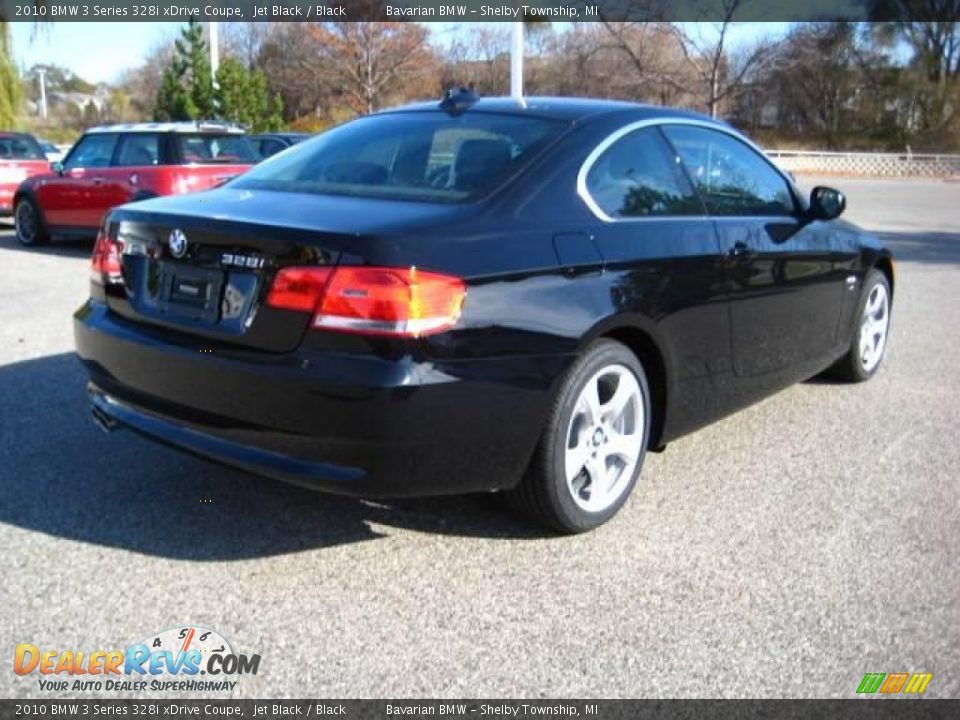 2010 BMW 3 Series 328i xDrive Coupe Jet Black / Black Photo #7