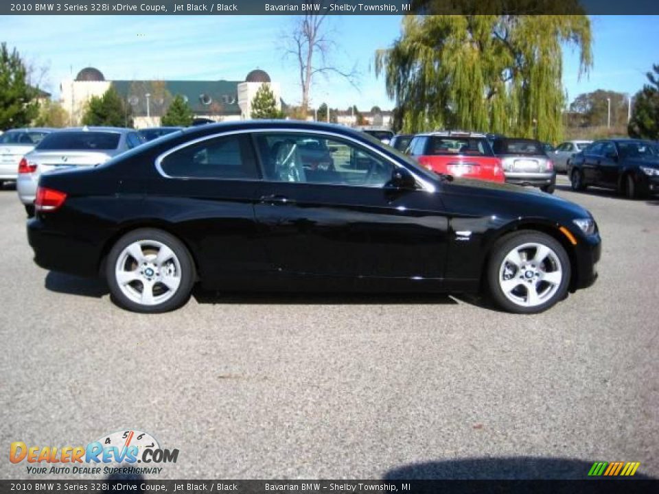 2010 BMW 3 Series 328i xDrive Coupe Jet Black / Black Photo #8