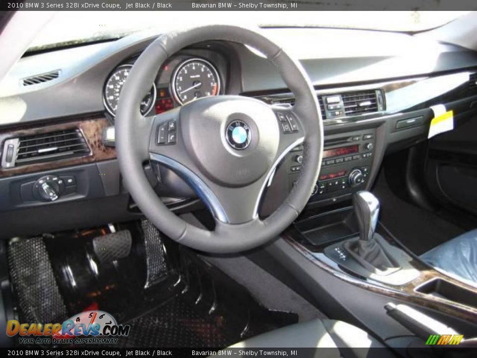 2010 BMW 3 Series 328i xDrive Coupe Jet Black / Black Photo #10