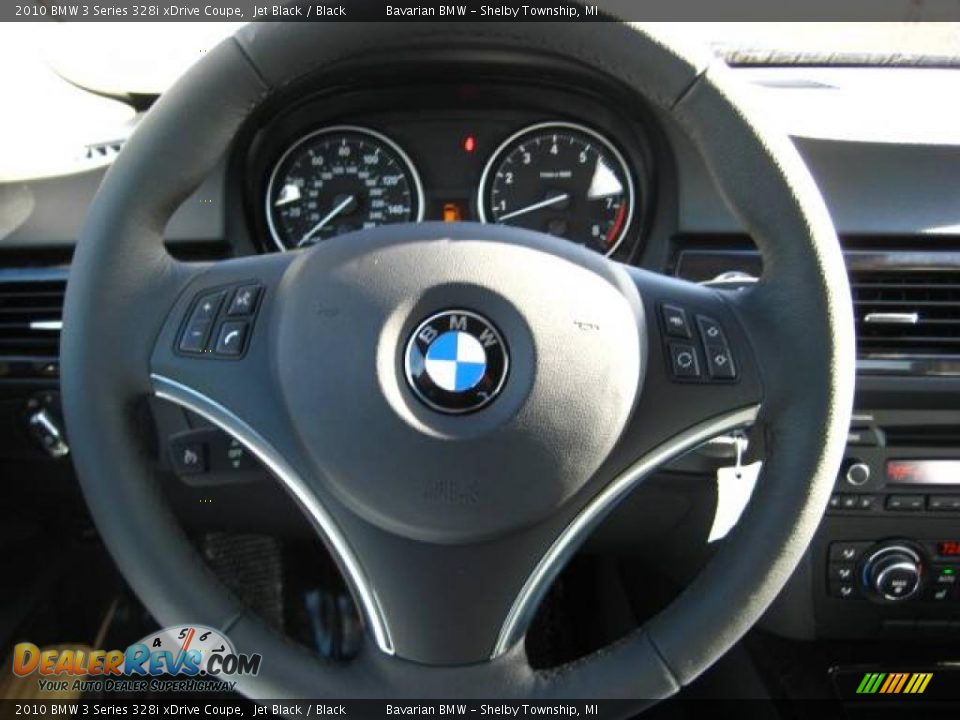 2010 BMW 3 Series 328i xDrive Coupe Jet Black / Black Photo #16