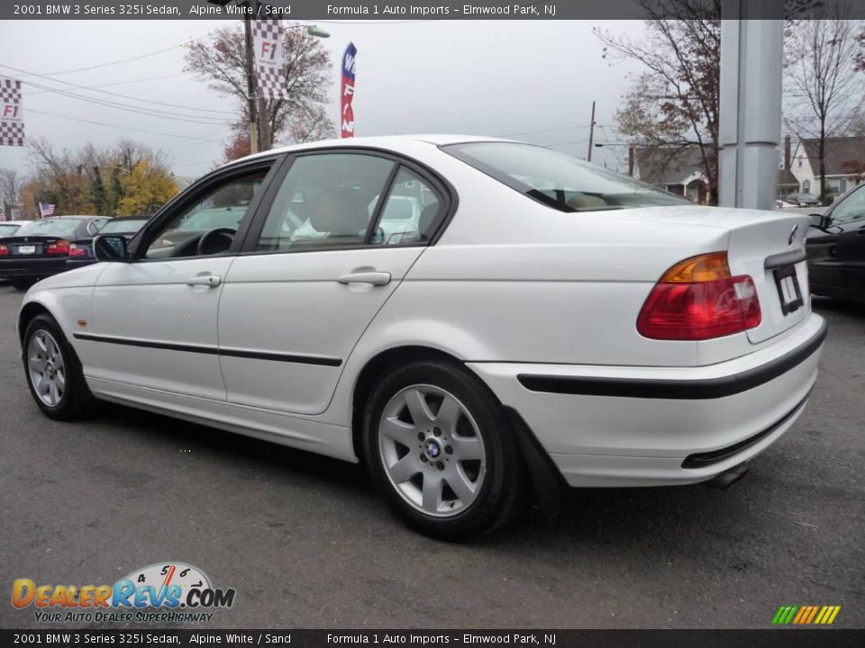 2001 BMW 3 Series 325i Sedan Alpine White / Sand Photo #4