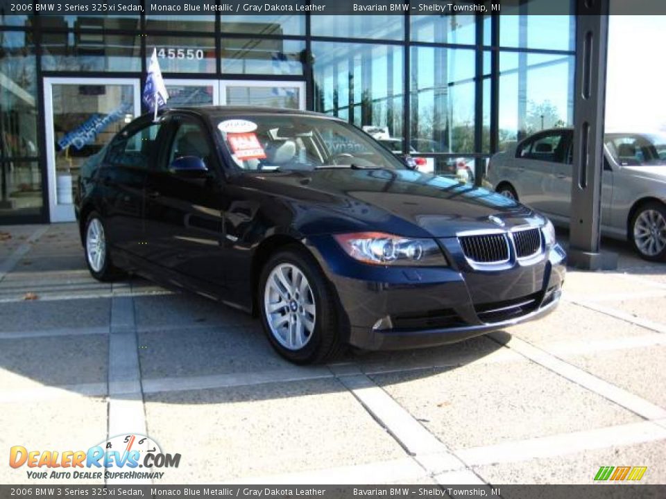 2006 BMW 3 Series 325xi Sedan Monaco Blue Metallic / Gray Dakota Leather Photo #1