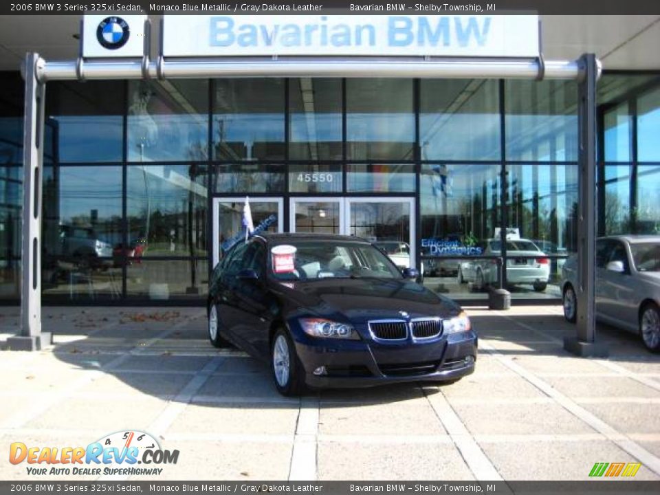 2006 BMW 3 Series 325xi Sedan Monaco Blue Metallic / Gray Dakota Leather Photo #2