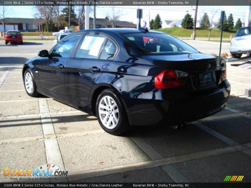 2006 BMW 3 Series 325xi Sedan Monaco Blue Metallic / Gray Dakota Leather Photo #6