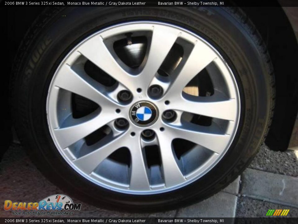 2006 BMW 3 Series 325xi Sedan Monaco Blue Metallic / Gray Dakota Leather Photo #10