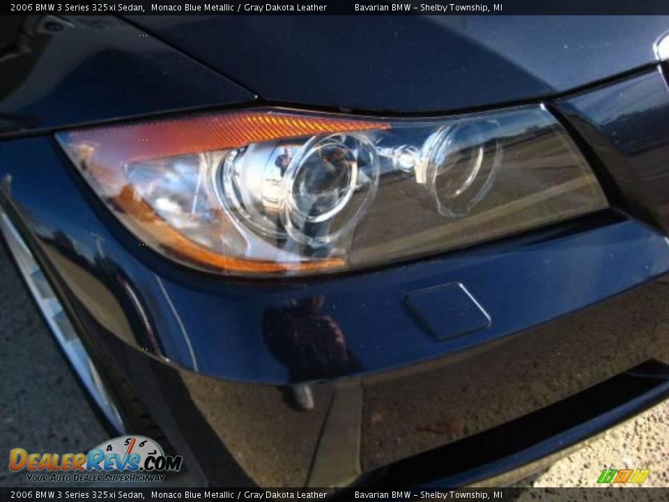 2006 BMW 3 Series 325xi Sedan Monaco Blue Metallic / Gray Dakota Leather Photo #11