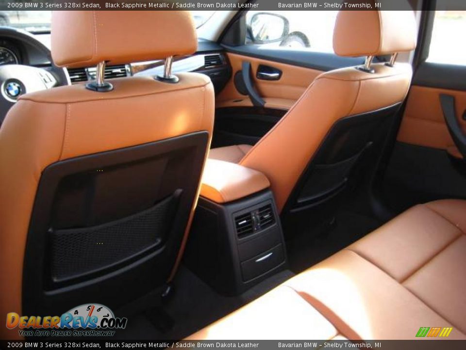 2009 BMW 3 Series 328xi Sedan Black Sapphire Metallic / Saddle Brown Dakota Leather Photo #10