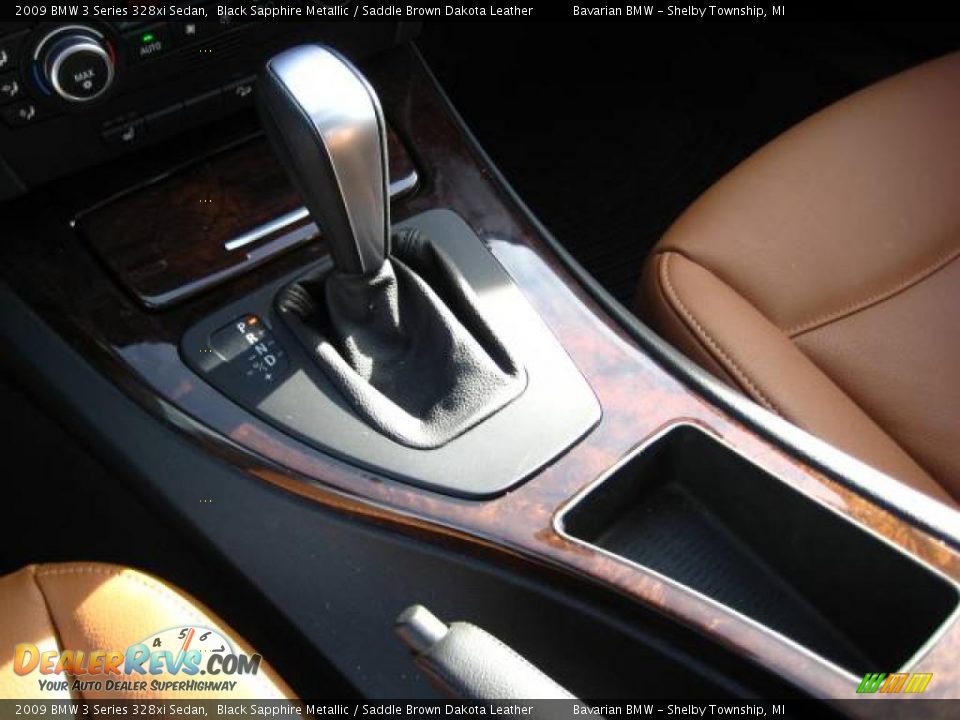 2009 BMW 3 Series 328xi Sedan Black Sapphire Metallic / Saddle Brown Dakota Leather Photo #14