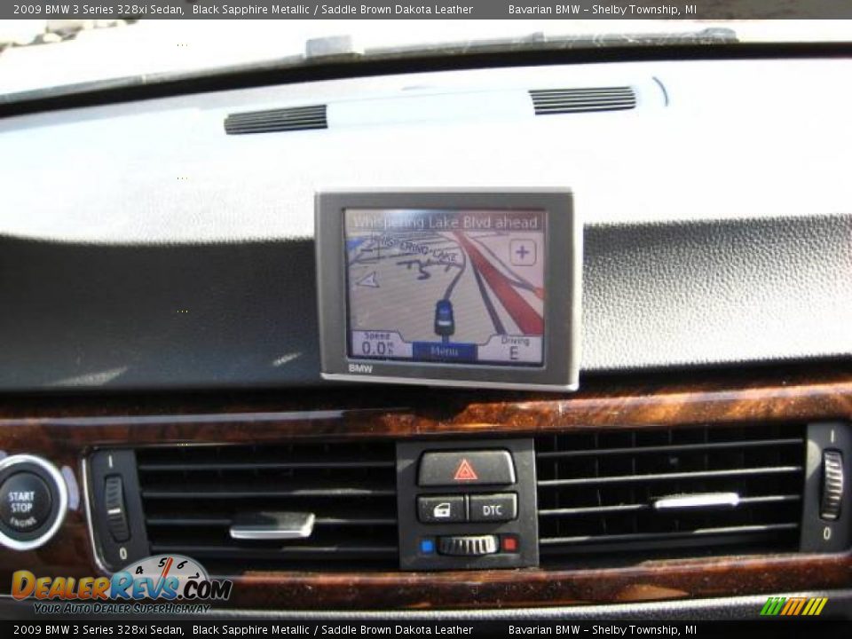 2009 BMW 3 Series 328xi Sedan Black Sapphire Metallic / Saddle Brown Dakota Leather Photo #15