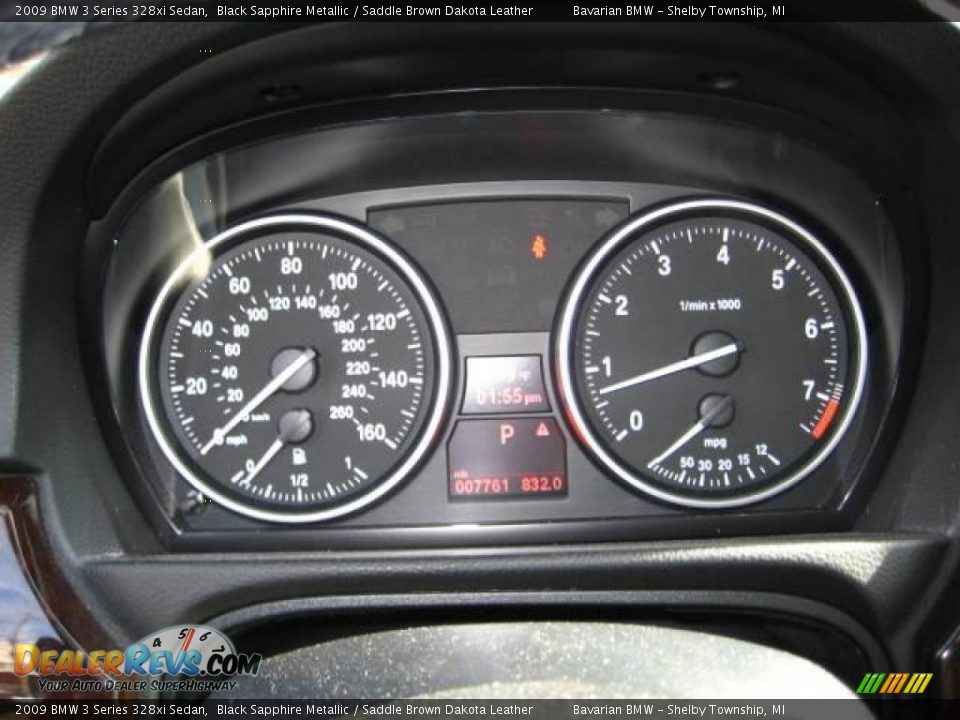 2009 BMW 3 Series 328xi Sedan Black Sapphire Metallic / Saddle Brown Dakota Leather Photo #18