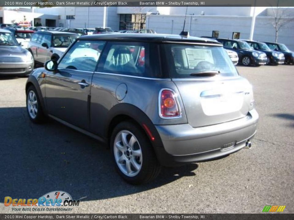 2010 Mini Cooper Hardtop Dark Silver Metallic / Grey/Carbon Black Photo #5