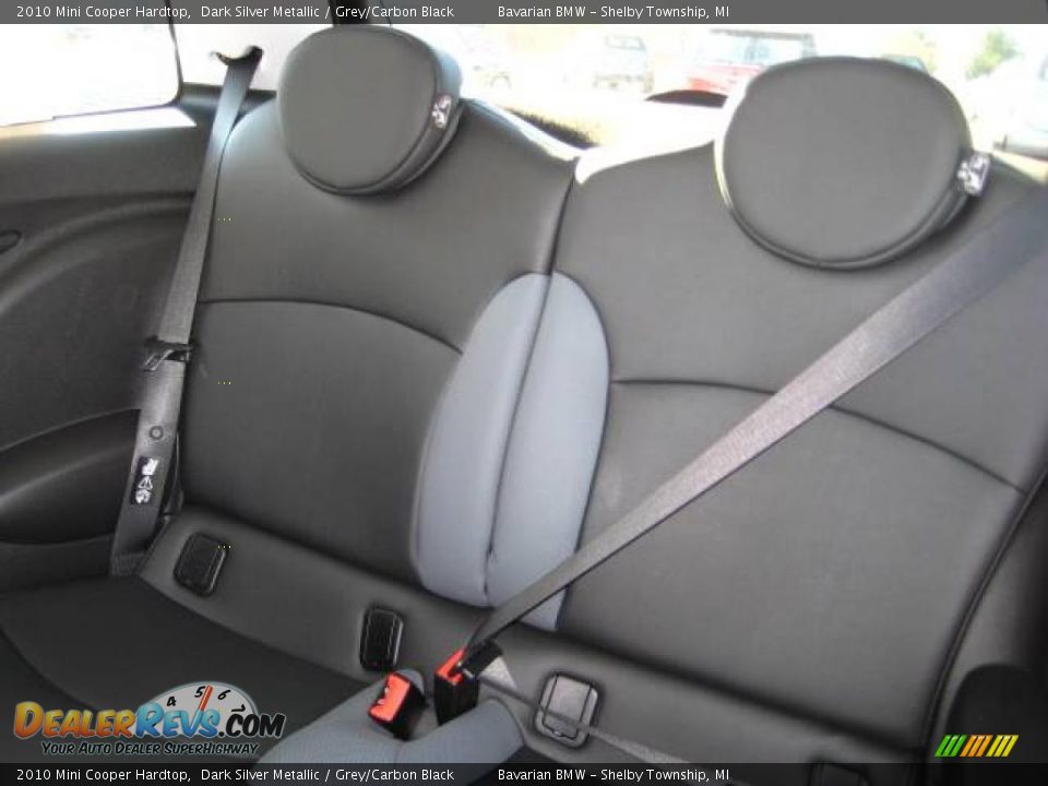 2010 Mini Cooper Hardtop Dark Silver Metallic / Grey/Carbon Black Photo #11