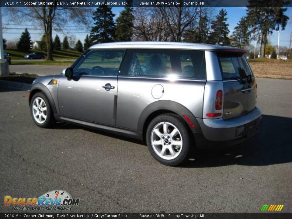 2010 Mini Cooper Clubman Dark Silver Metallic / Grey/Carbon Black Photo #3