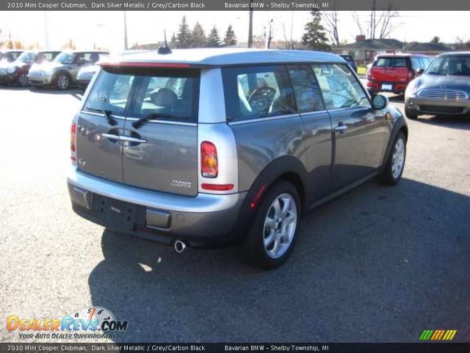 2010 Mini Cooper Clubman Dark Silver Metallic / Grey/Carbon Black Photo #5