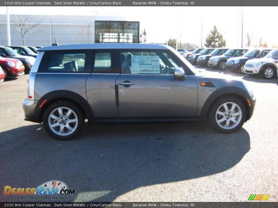 2010 Mini Cooper Clubman Dark Silver Metallic / Grey/Carbon Black Photo #6