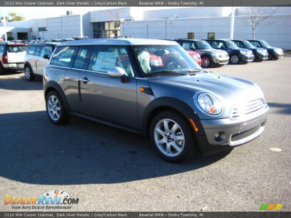 2010 Mini Cooper Clubman Dark Silver Metallic / Grey/Carbon Black Photo #7