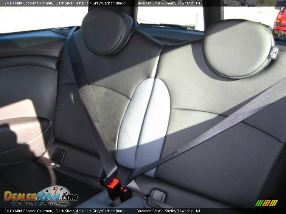 2010 Mini Cooper Clubman Dark Silver Metallic / Grey/Carbon Black Photo #11