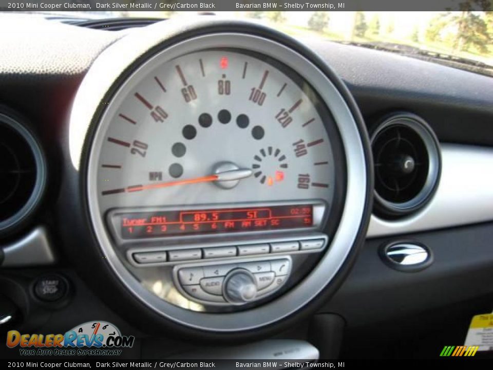 2010 Mini Cooper Clubman Dark Silver Metallic / Grey/Carbon Black Photo #13