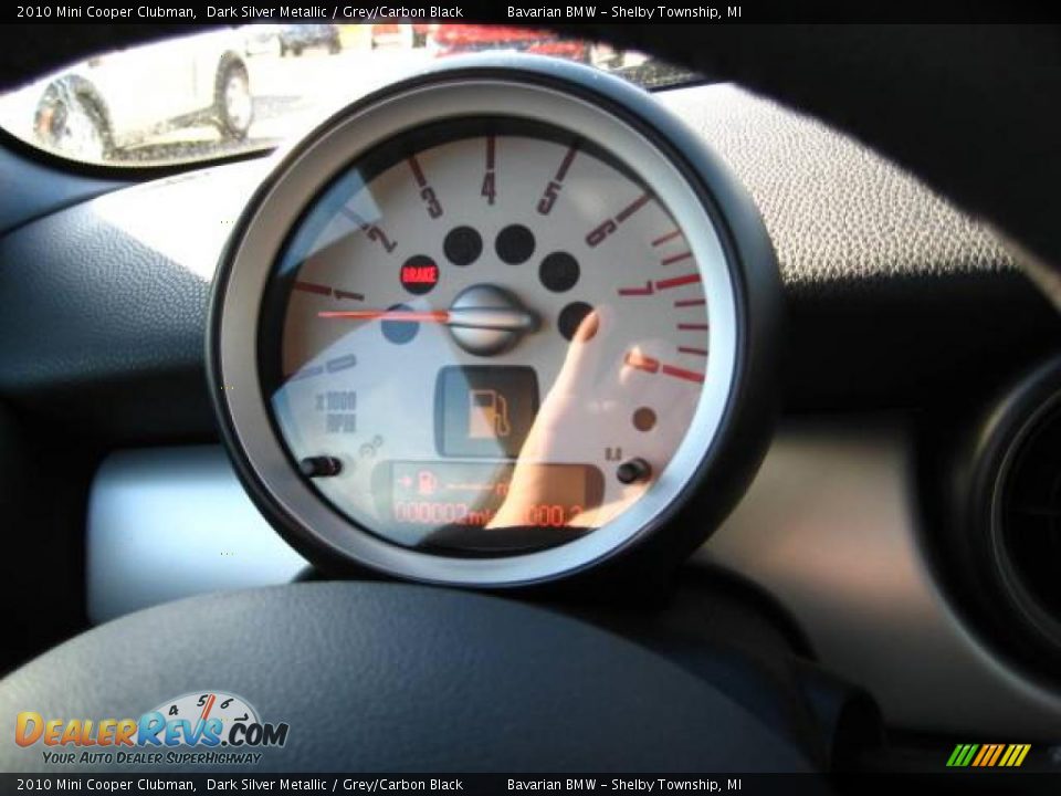 2010 Mini Cooper Clubman Dark Silver Metallic / Grey/Carbon Black Photo #17