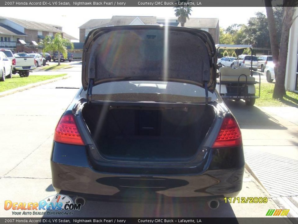 2007 Honda Accord EX-L V6 Sedan Nighthawk Black Pearl / Ivory Photo #4