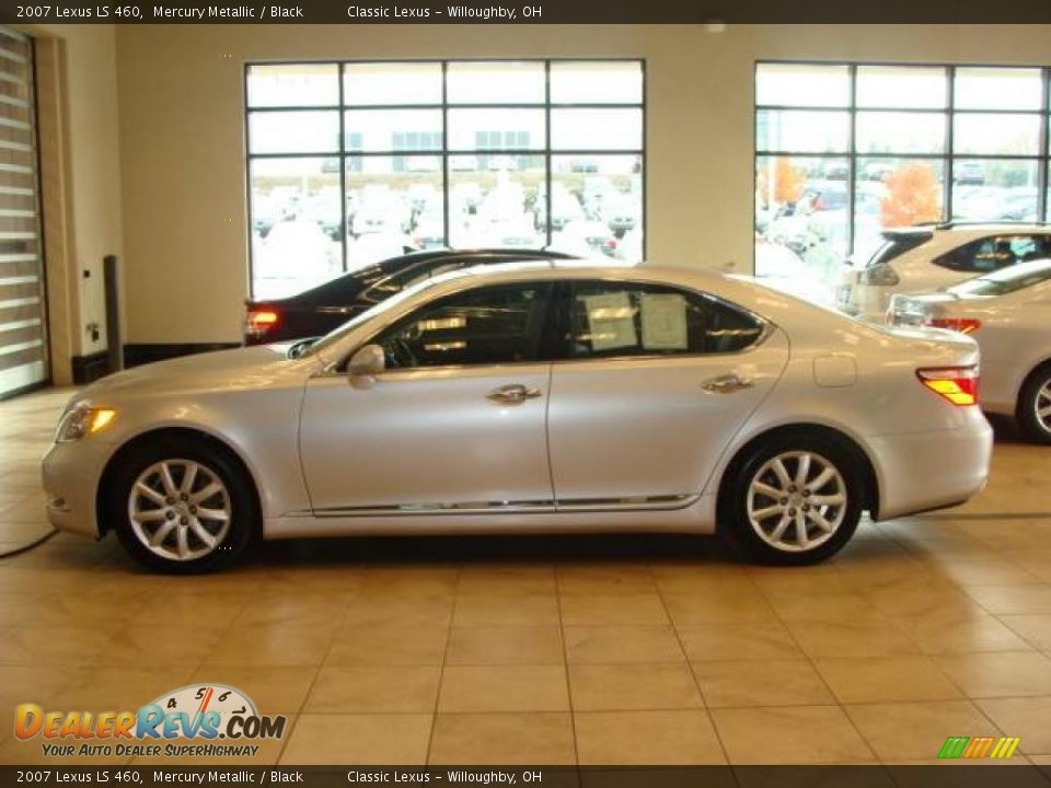 2007 Lexus LS 460 Mercury Metallic / Black Photo #1