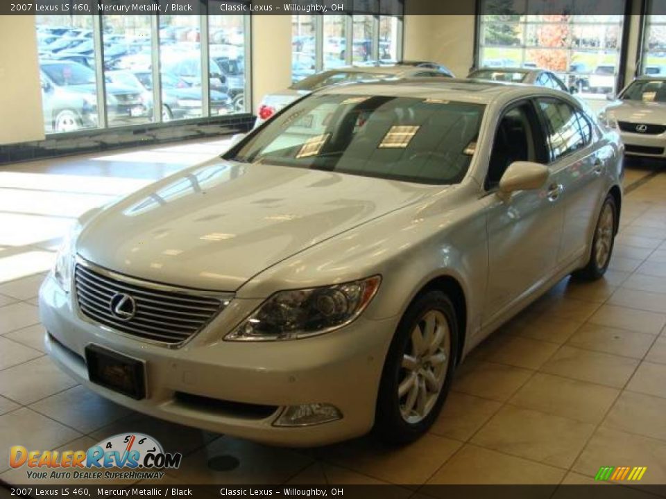 2007 Lexus LS 460 Mercury Metallic / Black Photo #3