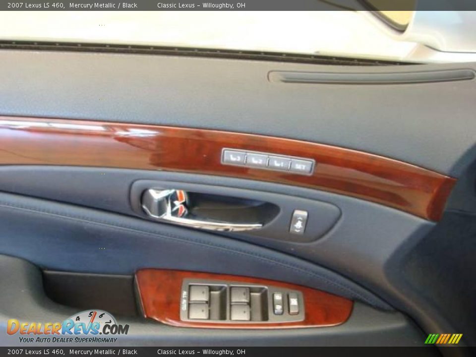 2007 Lexus LS 460 Mercury Metallic / Black Photo #10