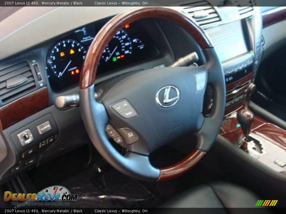 2007 Lexus LS 460 Mercury Metallic / Black Photo #23