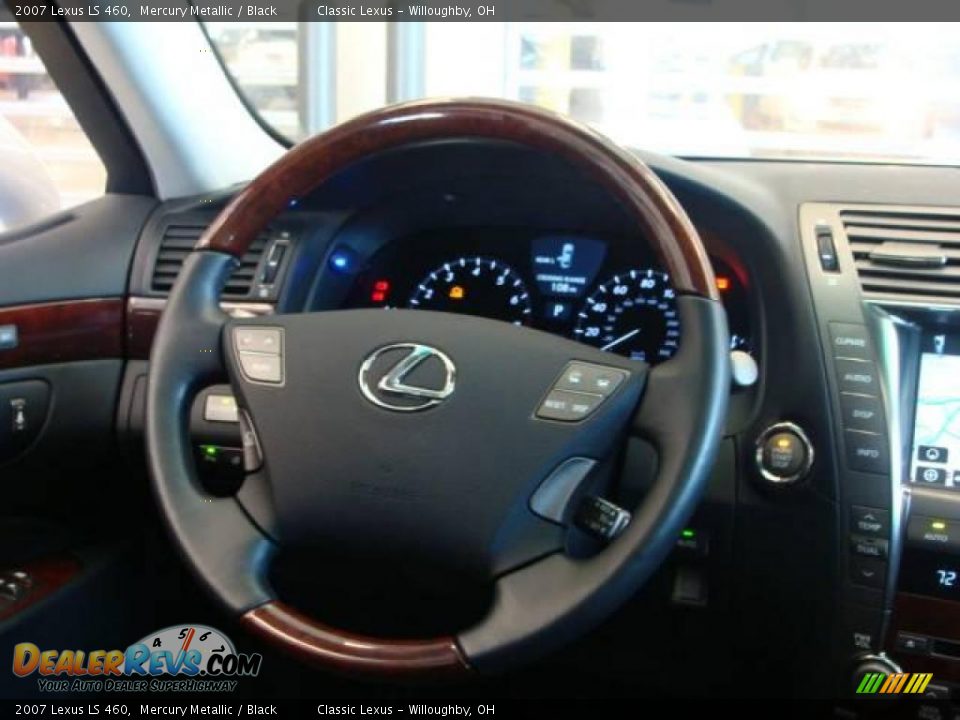 2007 Lexus LS 460 Mercury Metallic / Black Photo #31