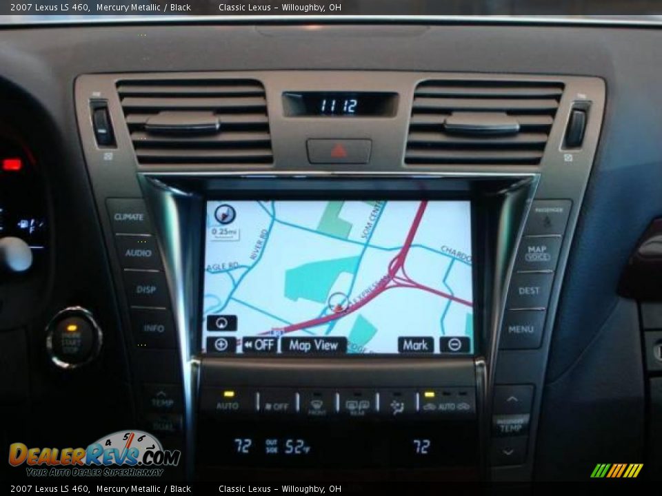 2007 Lexus LS 460 Mercury Metallic / Black Photo #33