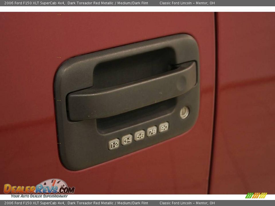 2006 Ford F150 XLT SuperCab 4x4 Dark Toreador Red Metallic / Medium/Dark Flint Photo #7