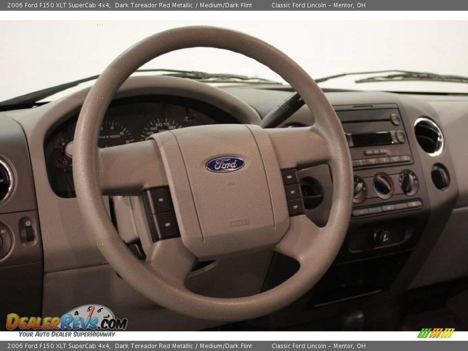 2006 Ford F150 XLT SuperCab 4x4 Dark Toreador Red Metallic / Medium/Dark Flint Photo #10