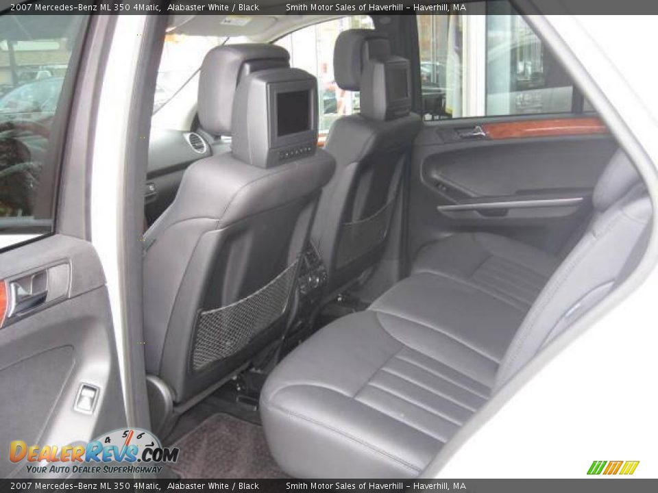 2007 Mercedes-Benz ML 350 4Matic Alabaster White / Black Photo #4