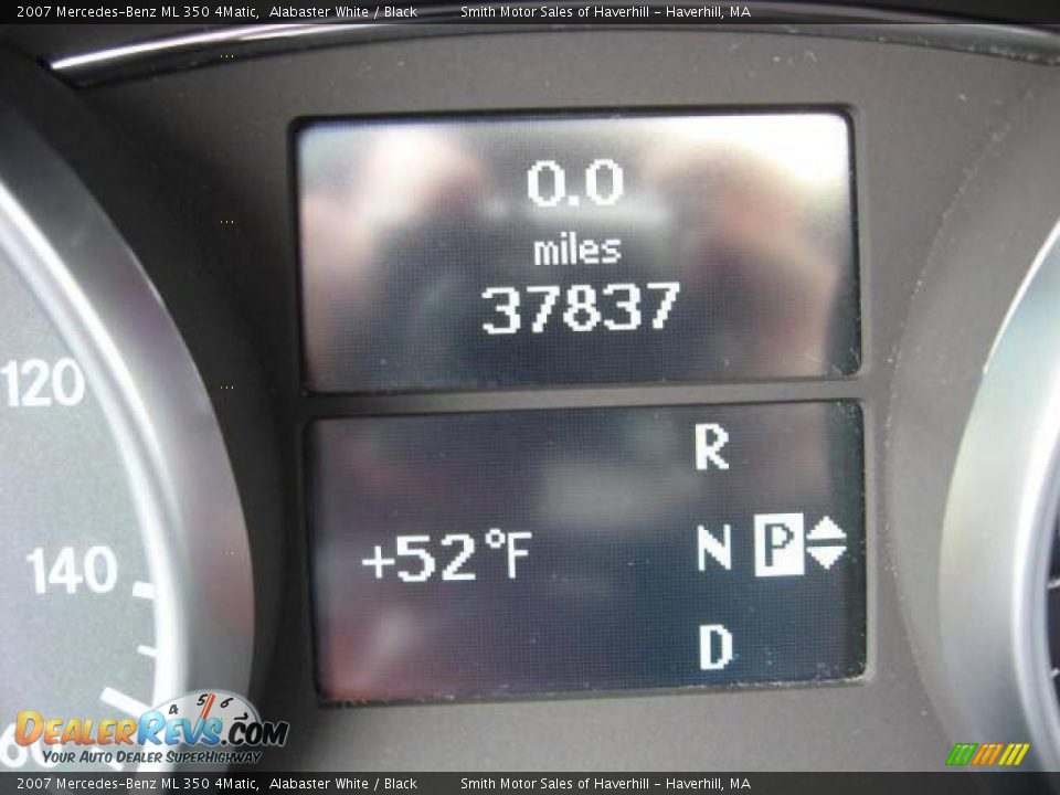 2007 Mercedes-Benz ML 350 4Matic Alabaster White / Black Photo #5