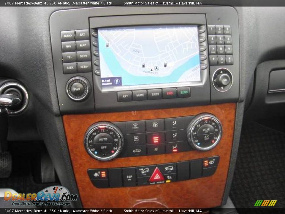 2007 Mercedes-Benz ML 350 4Matic Alabaster White / Black Photo #6