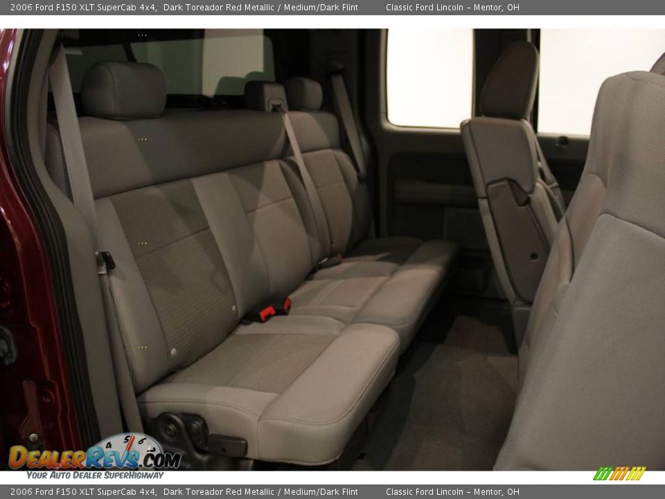 2006 Ford F150 XLT SuperCab 4x4 Dark Toreador Red Metallic / Medium/Dark Flint Photo #14