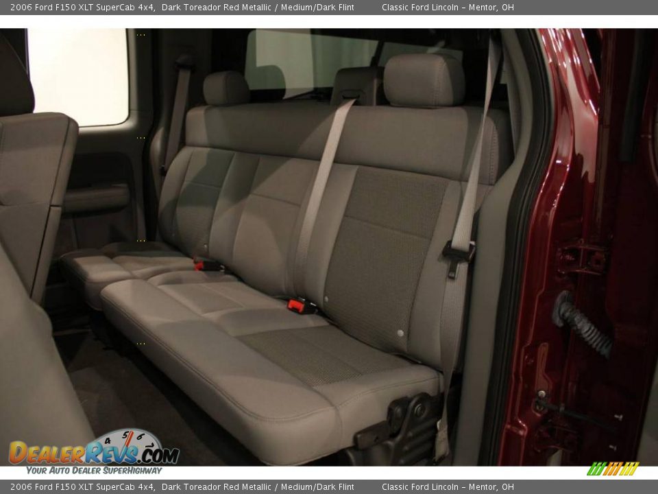2006 Ford F150 XLT SuperCab 4x4 Dark Toreador Red Metallic / Medium/Dark Flint Photo #15