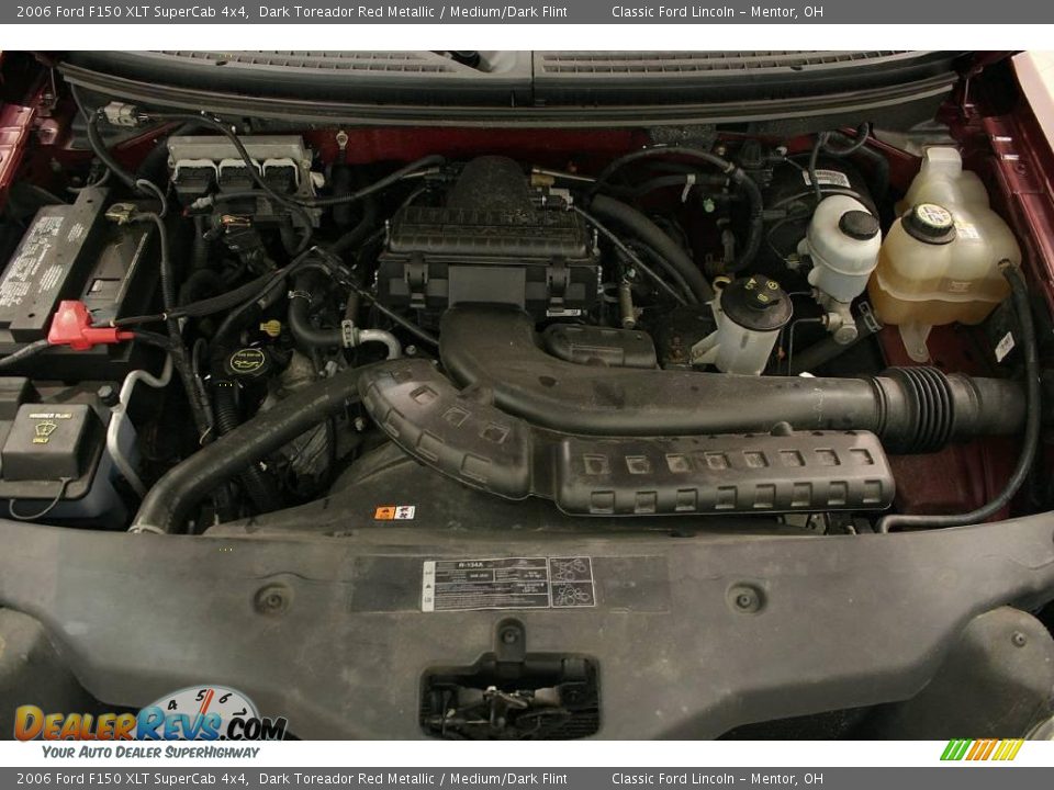 2006 Ford F150 XLT SuperCab 4x4 Dark Toreador Red Metallic / Medium/Dark Flint Photo #17