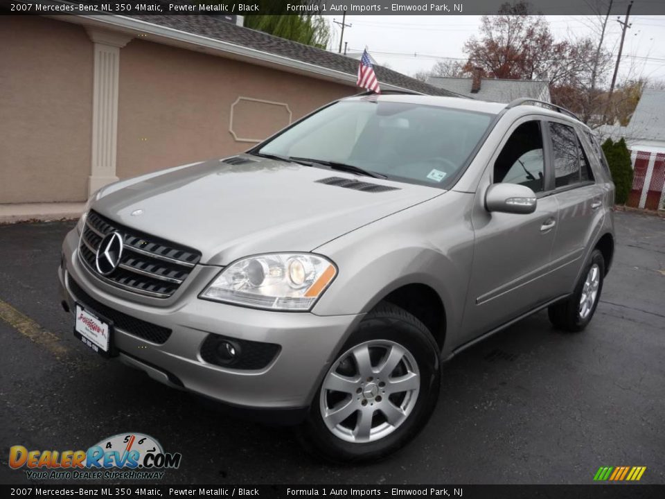 2007 Mercedes-Benz ML 350 4Matic Pewter Metallic / Black Photo #1