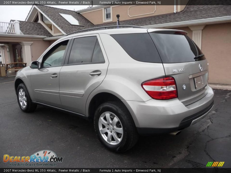 2007 Mercedes-Benz ML 350 4Matic Pewter Metallic / Black Photo #4