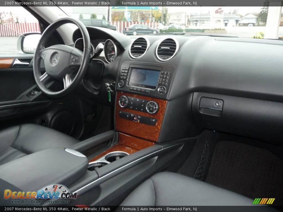 2007 Mercedes-Benz ML 350 4Matic Pewter Metallic / Black Photo #6